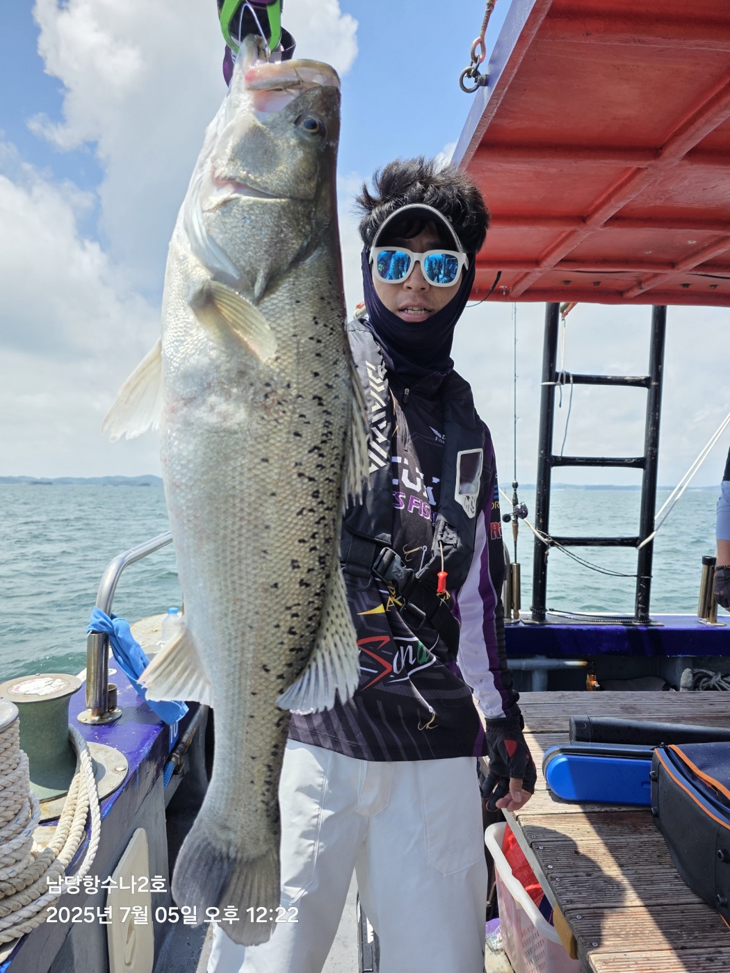7월5일 수나2호 농어외수질 조황사진입니다.